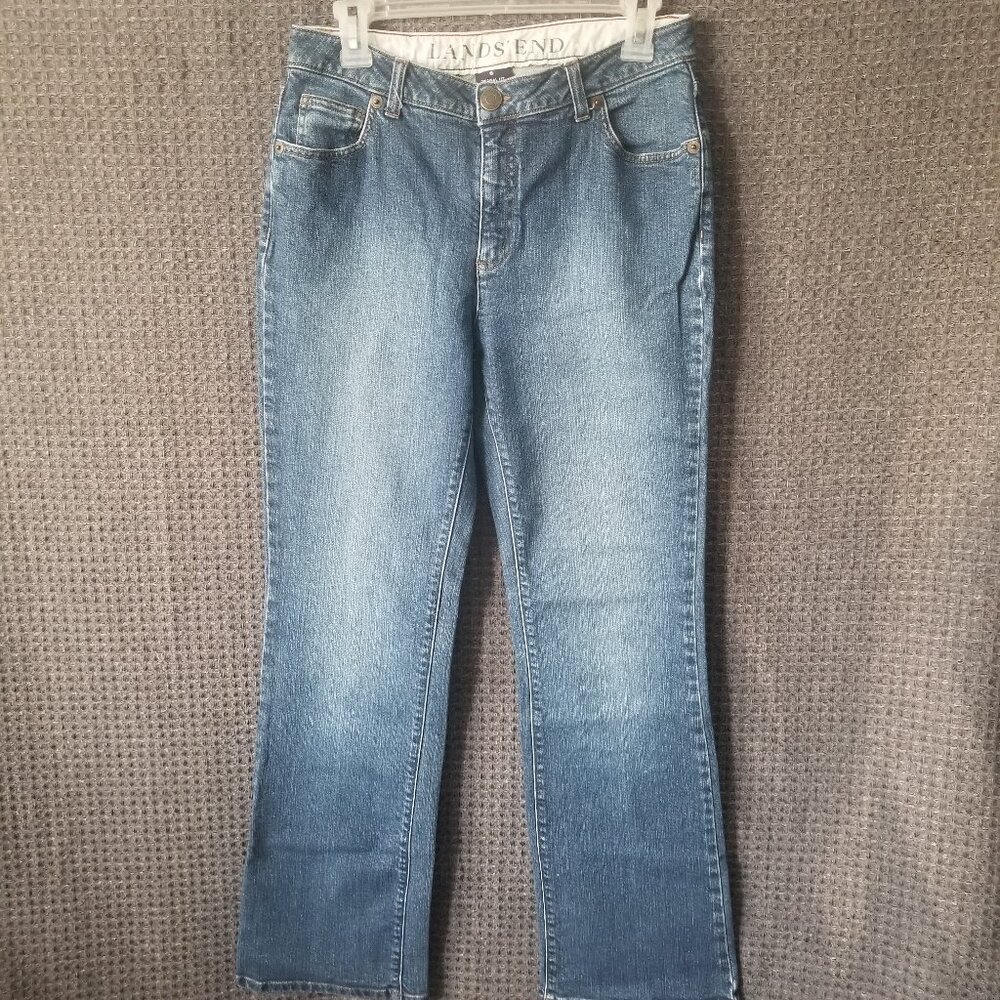 Land End Jeans Original Fit Modern Waist Boot Leg Women's 6
